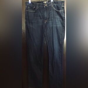 Lucky Brand Men’s Straight Jeans in Dark Indigo